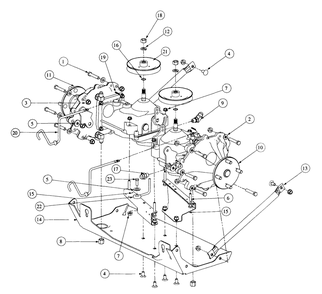 Part Location Diagram of 01004899 MTD Strut, Frame